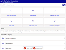 Tablet Screenshot of indiamarinehouse.com